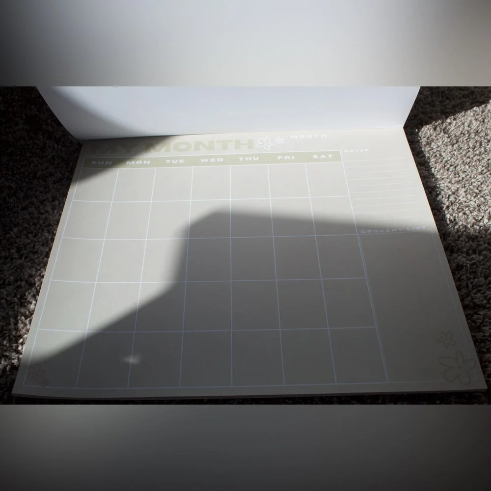 Fridge calendar size 14x12 comes with magnets